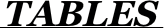 TABLES